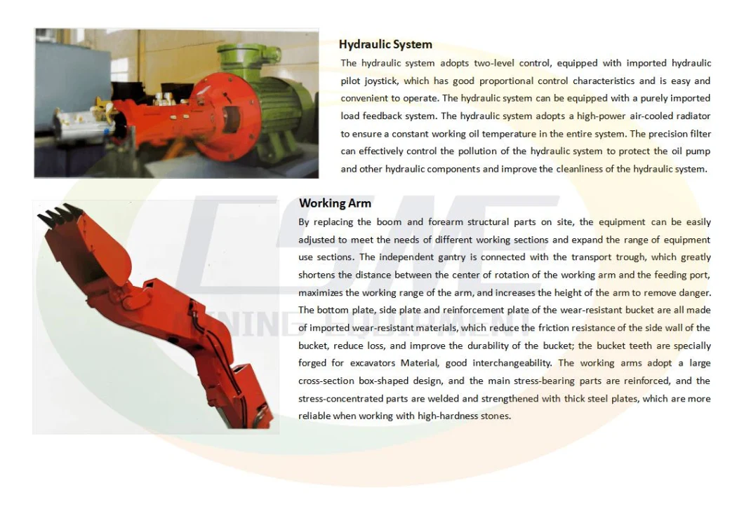 Crawler Mucking Machine for Tunnel with 120m3 Capacity