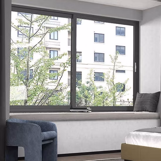 Aluminum Energy Efficient Design Sliding Windows Slide Smoothly Windows Others Sliding Glass Aluminum Window