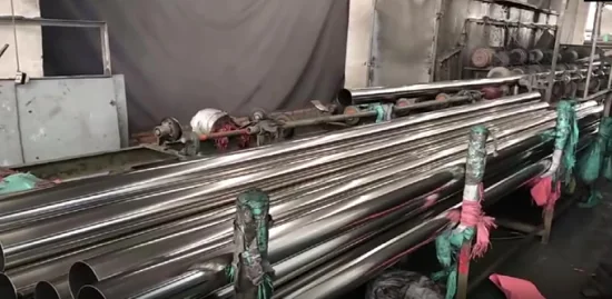 Fornecimento de tubo de ar de metal de alta qualidade Tubo/tubo redondo de aço inoxidável 304