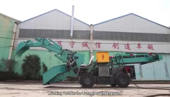 Venda imperdível Máquina de escavação de túnel de mina de carvão Carregador de rocha de carga aérea Preços da máquina de carregamento de rocha
