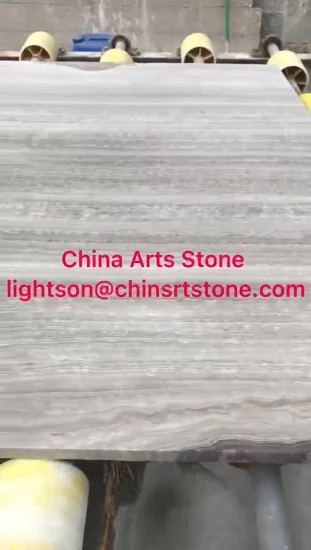 Laje de mármore branco de madeira de alta qualidade para bancadas de piso de parede ou outros