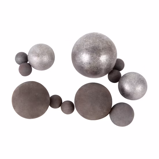 Bolas de moagem de cromo alto preço de fábrica bola de ferro fundido bola de moagem para moinho de bolas