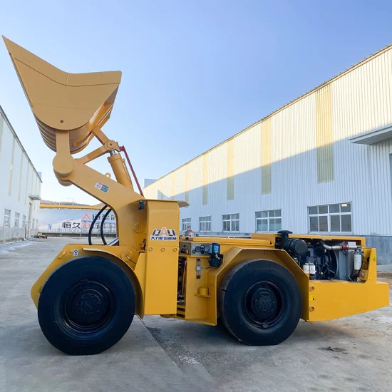 Carregadeira subterrânea robusta para escavação de rodas Mina de zinco LHD máquina de despejo de transporte de carga